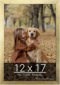 wallsthatspeak 12x17 Gold Picture Frame for Puzzles Posters Photos or Artwork
