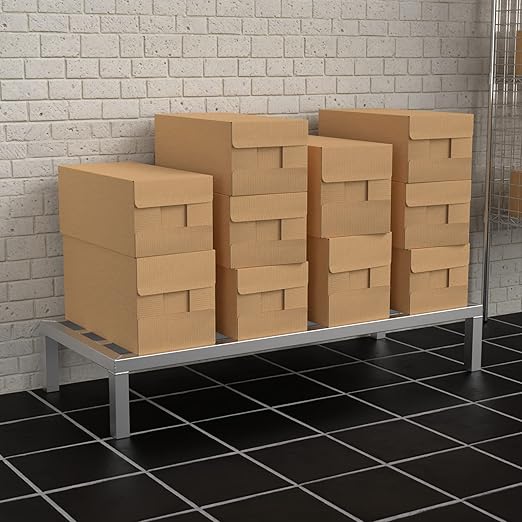 48'' x 20'' x 8'' Aluminum Dunnage Rack - 1685 lb. Capacity