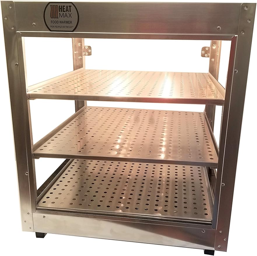 HeatMax Commercial 202024 Countertop Pizza and Food Warmer Display - THE ORIGINAL AND THE BEST -MADE IN USA with service and support, Great for Pizza