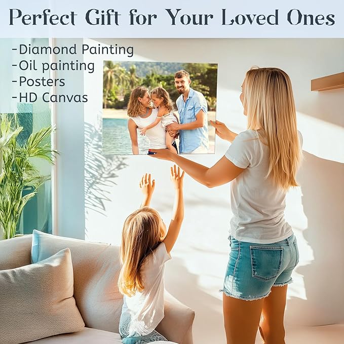 Canvas Stretcher Bars 44x44 Inch Frame Kit, Available in 25+ size Wood Stretcher Bars for Home and Office, Gallery Wrap Wall Arts Supply for Oil Painting, Poster, Picture & Paint by Numbers