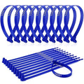 Roowest 1000 Pcs Plastic Truck Trailer Door Seals, Tamper Evident Security Tags, Numbered Safety Disposable Locks for Container Logistics Transport Package Shipping(Blue)