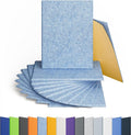 12 Pack Acoustic Panels Self Adhesive Sound Proof Foam, High Density Sound Acoustic Panel, 16X12X0.4 Inch 4:3 Rectangle Panels in Home, Office,Reccording Room,Studio,More(Light Sky Blue)