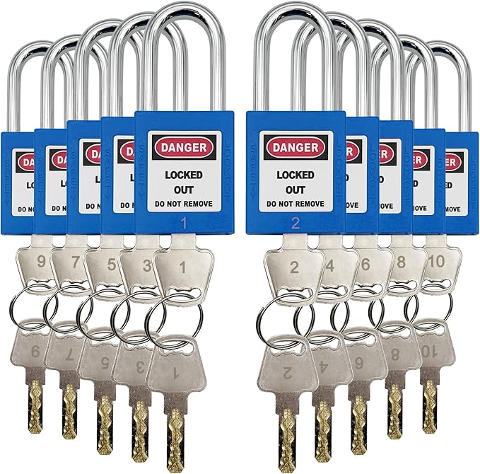 Lockout Tagout Locks, Safety Padlocks, Loto Locks Keyed Differently Lock Out Tag Out Device Plastic