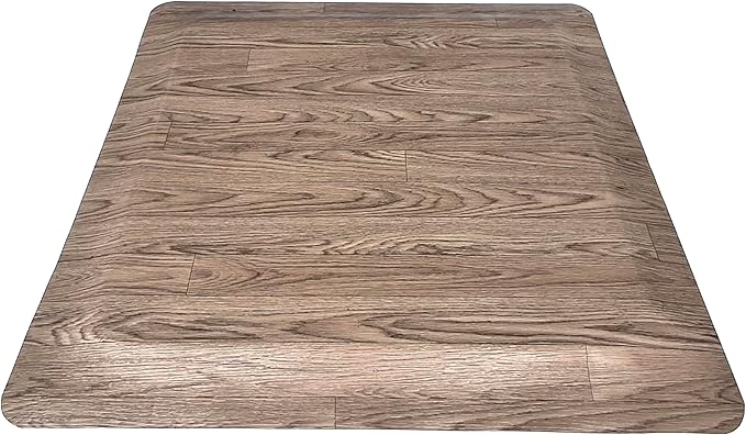 Rhino Mats, Softwoods Anti Fatigue Floor Mat, Commercial Grade Kitchen Mat, Standing Desk Mat, Office, Garage or Anywhere, Standing Comfort. (Driftwood, 3' x 3' x 7/8")