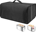 Toaster Cover Compatible with Mueller UltraToast 4 Slice MT-110ss/Elite Gourmet ECT-3100 Long Slot 4 Slice Toaster,Waterproof Heatproofant Dustproof Protective Case Heavy Duty Cover-Dark Grey