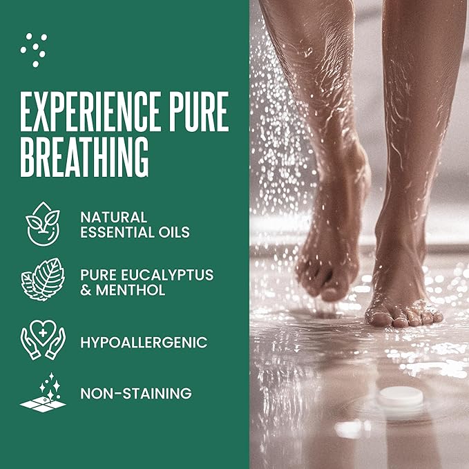 Cleverfy Eucalyptus for Shower Steamers Aromatherapy - Valentines Day Gifts for Her, Him, Women, Daughter, Mom, Girlfriend, Wife, Teen Girls - Valentines Gifts for Her, Him, Women and Men - 18 Tablets