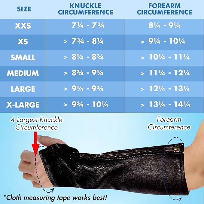 Arm Chaps Leather Protective Sleeves Arm Guard - Prevent Cuts, Scratches & Bruises - Genuine Cowhide - Ideal for Gardening & Construction - Left & Right Form-Fitting. Black (1 Pair/Medium).