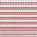 Lockout Tagout Locks, Safety Padlock, Loto Locks Keyed Differently Lock Out Tag Out 100 pcs Safety Padlocks Plastic with 100 Lockout TagOut Tags Red