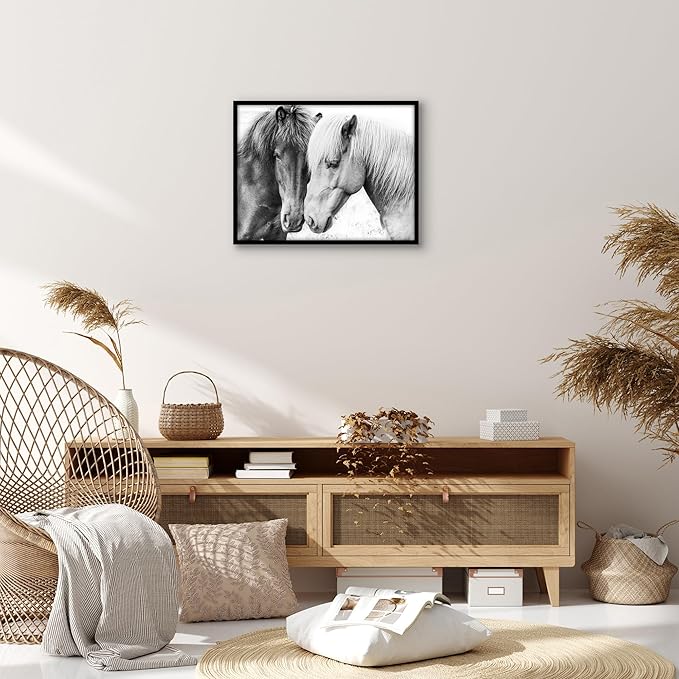 Americanflat 16x21 Picture Frame with Polished Plexiglass - Streamline Collection - Thin Border Picture Frame for Wall Display - Hanging Hardware Included - Black