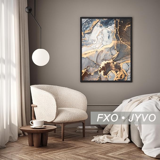 Engineered Wood 5x9 Picture Frame Set of 2, Black Frame for 5 x 9 Inch Picture Poster Photo, Light Weight 5 by 9 Frame with Wood-grain for Wall - 2 Pack/Black/5"x9"