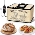 Folding Bread Proofing Box with Temperature Control (50–113℉) & 12H Timer – Compact Dough Proofer with Remote Control, Space-Saving 5-Layer Insulated Fabric, Ideal for Sourdough, Bread, Pizza, Yogurt