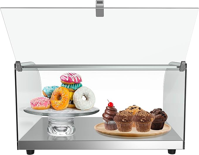 KoolMore DC-1C Bakery Display Case, 0.88 Cu. Ft - 1 Shelves, Clear