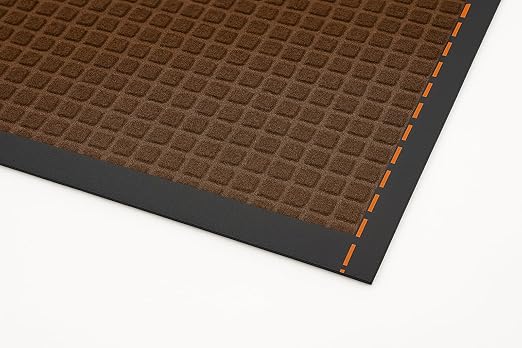 Guardian WaterGuard Indoor/Outdoor Wiper Scraper Floor Mat, Rubber/Nylon, 3'x4', Brown
