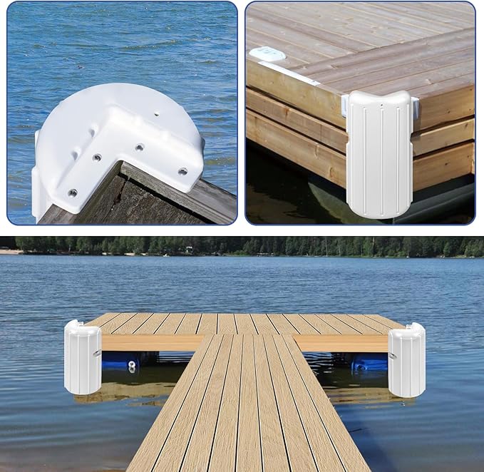 Corner Dock Bumper Fender, Inflatable Protection,Marine Corner Dock Fender Bumper, Protect Docks & Ships from Damage Caused collisions