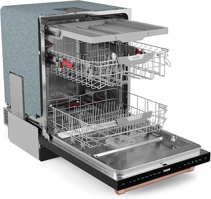 Gordon Ramsay by THOR Kitchen 24 Inch Dishwasher Black/Rose Gold