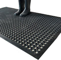 Uniboho Outdoor Rubber Floor Mats Anti Slip Restaurant Commercial Kitchen Mat Rubber Drainage Mat 60 x 35 Heavy Duty Door Mat for Garage Garden Indoor Outside Industral Pool Entrance Bar Wet Area