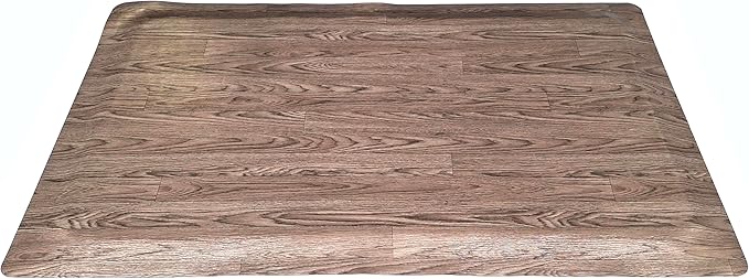 Rhino Mats, Softwoods Anti Fatigue Floor Mat, Commercial Grade Kitchen Mat, Standing Desk Mat, Office, Garage or Anywhere, Standing Comfort. (Driftwood, 4' x 6' x 1/2")