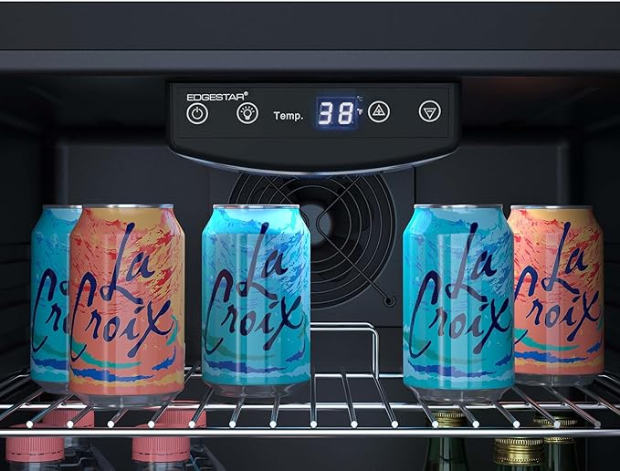 EdgeStar BWC121SS 19 Inch Wide 105 Can Capacity Extreme Cool Beverage Center