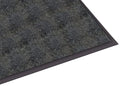 Guardian Silver Series Indoor Walk-Off Floor Mat, Vinyl/Polypropylene, 3'x4', Black