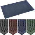 Ecomills Rubber Doormat, Extra Large, 36" x 60", Blue, XL, Absorbent Indoor Outdoor, Stain Resistant, Rubber Non Slip Backing, Heavy Duty, Durable