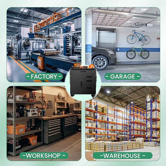 Garage Storage Cabinet,Metal Rolling Tool Cabinet with 2 Pegboard and 10 Hook,Heavy Duty Mechanics Tool Chest Storage for Workshop, Basement,Warehouse,Include Workbench Liner,Black