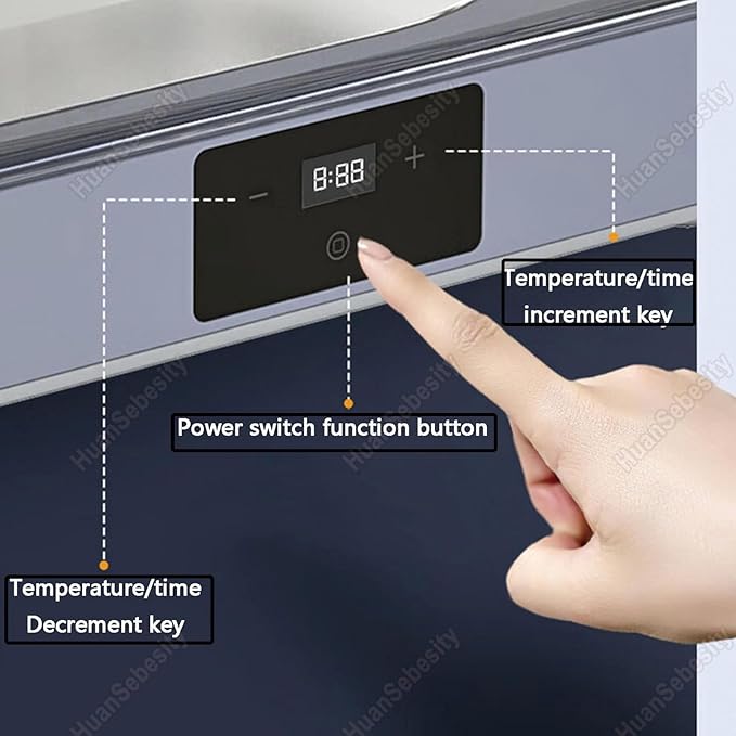 Foldable Electric Bread Proofer 40L - Dough Proofing Machine with Heater & Timer - Versatile Fermentation Box for Sourdough, Baguettes & Artisan Bread Baking