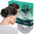 Nylon Hair Nets for Women & Men | 100 Pack | 24" Honeycomb Mesh Hair Net for Food Service, Medical & Industrial Use - Breathable & Sturdy for Bun Hair, Most Long & Short Hair - Latex Free