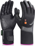 Heated Gloves for Men Women, Rechargeable Waterproof Heated Work Gloves with Arthritis Raynaud's Relief for Ski Golf Hiking Driving
