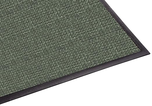 Guardian WaterGuard Indoor/Outdoor Wiper Scraper Floor Mat, Rubber/Nylon, 4'x10', Green