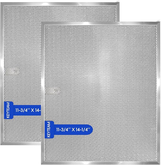 Stove Hood Vent Filter 11-3/4" x 14-1/4" BPS1FA30 - Compatible with NuTone Allure & Broan Range Hood Filter Replacement 99010299 - Fits QS1 QS2 30" Hoods(Stainless Steel Frame: 2-Pack)