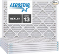 Aerostar 10x12x1 MERV 13, Pleated Air Filter, 10x12x1, Box of 6, Made in the USA