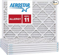 Aerostar 8x12x1 MERV 11, Pleated Air Filter, 8x12x1, Box of 6, Made in the USA