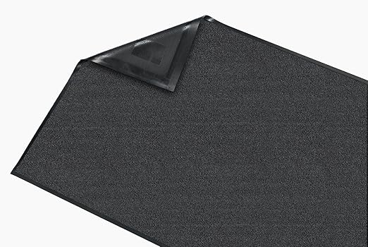 Guardian Floor Protection 94041930 Platinum Series Indoor Wiper Floor Mat, Rubber with Nylon Carpet, 4' Length, 19' Width, Grey