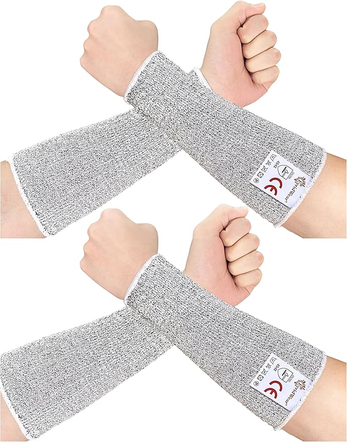 Evridwear Arm Protectors for Thin Skin and Bruising Cut Resistant Arm Sleeves Arm Guards Protective Sleeves for Men Women