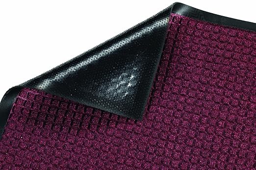 Guardian WaterGuard Indoor/Outdoor Wiper Scraper Floor Mat, Rubber/Nylon, 6'x16', Burgundy