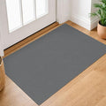 IOHOUZE Small Area Rug 2x3 Washable Woven Rugs for Entryway Non Slip Rubber Backed Front Door Rugs Indoor Doormat Throw Rug Floor Carpet for Entrance Kitchen, Dark Grey