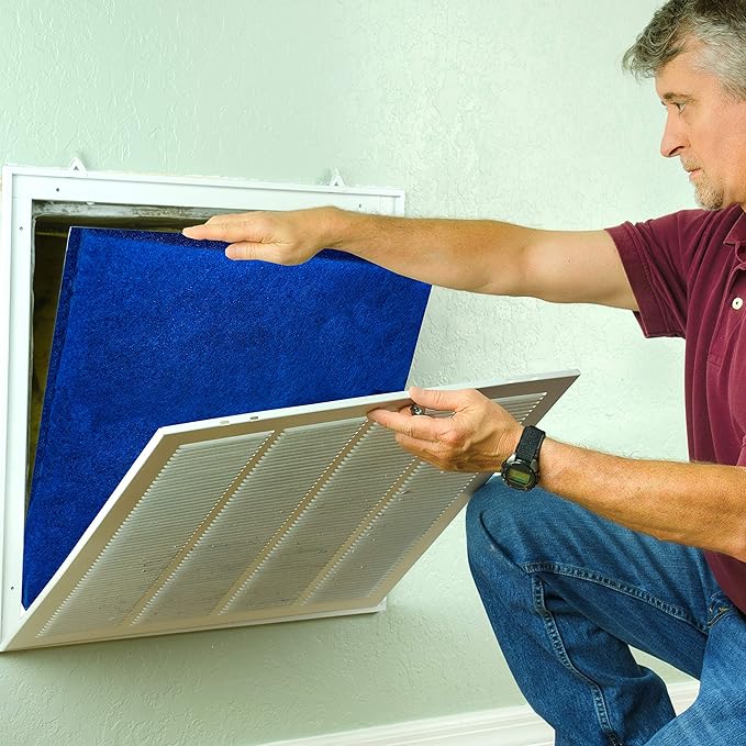 Premium Reusable Air Filter 6 Pack 14x14x1 - Made in USA - Cut to Fit Washable AC & Furnace Filter for HVAC Systems - Durable, Cost-Effective Replacement Filter