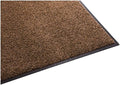 Guardian Platinum Series Indoor Wiper Floor Mat, Rubber with Nylon Carpet, 4'x8', Brown