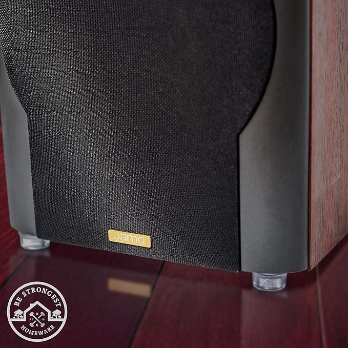 Door Bumper - Small Size Rubber Bumpers - Clear Door Stoppers for Wall - Wall Protector Clear Rubber Door Stop 12 in Pack - Shower Door Bumpers for Wall- Stick on Hard Bumpers for Walls Heavy Use (12)