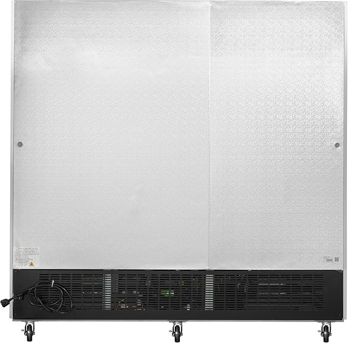 KoolMore 82" 3 Door Stainless Steel Upright Commercial Reach-in Freezer - 72 cu. ft, Model:RIF-3D-SS