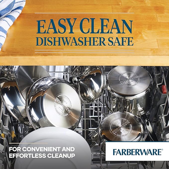 Farberware Classic Stainless Steel 0.625-Quart Butter Warmer