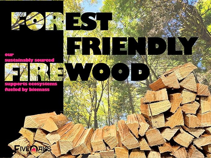 Pizza Oven Wood Kiln Dried Mini Split Hickory 8" inch Long for Cooking,Pizza Wood for Grilling or Smoking 1,248 cu. in. of Hickory