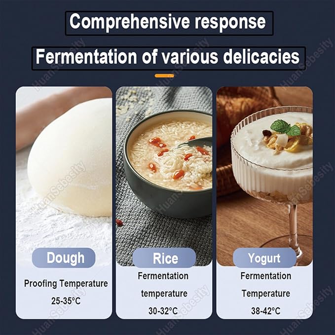 Foldable Electric Bread Proofer 40L - Dough Proofing Machine with Heater & Timer - Versatile Fermentation Box for Sourdough, Baguettes & Artisan Bread Baking