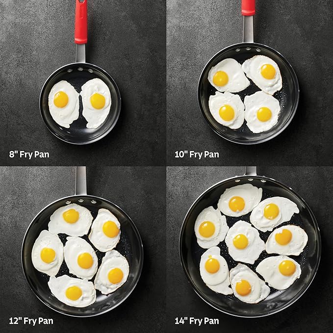 Tramontina Professional 10-Inch Ceramic Non Stick Frying Pan, Heavy-Gauge Aluminum Skillet with Ceramic Nonstick Coating, Dishwasher and Oven Safe, Black