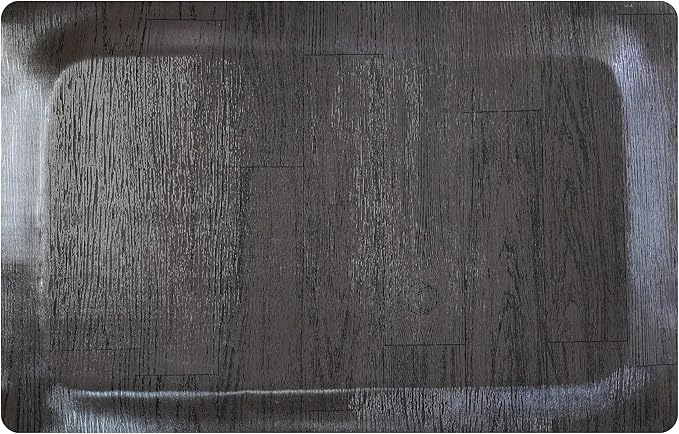 Rhino Mats, Softwoods Anti Fatigue Floor Mat, Commercial Grade Kitchen Mat, Standing Desk Mat, Office, Garage or Anywhere, Standing Comfort. (Black Walnut, 3' x 4' x 7/8")