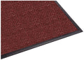 Guardian WaterGuard Indoor/Outdoor Wiper Scraper Floor Mat, Rubber/Nylon, 3'x16', Red