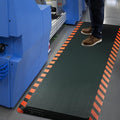 FEATOL Anti Fatigue Mat Industrial, Ergonomic Standing Floor Mat for Work for Stand -Safety Support for Leg & Back Pain(Orange Border, 20" x 39", 1PC)