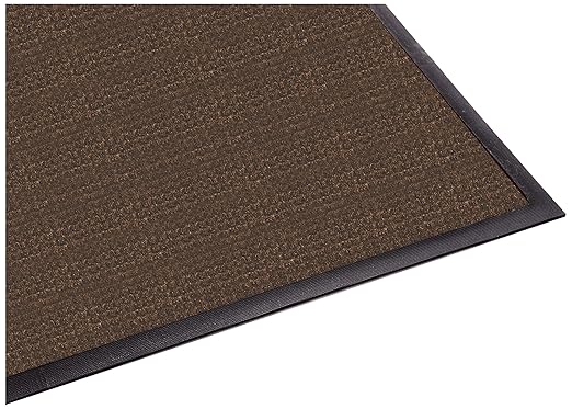Guardian WaterGuard Indoor/Outdoor Wiper Scraper Floor Mat, Rubber/Nylon, 4'x20', Brown