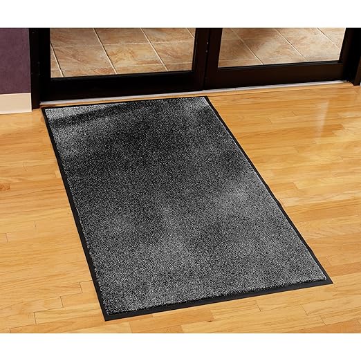 Guardian Silver Series Indoor Walk-Off Floor Mat, Vinyl/Polypropylene, 3'x60', Walnut