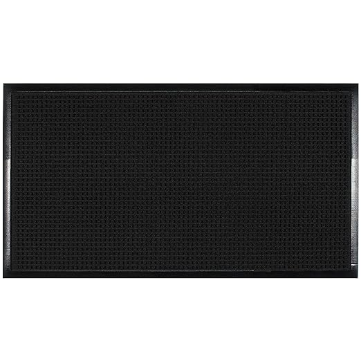 Guardian WaterGuard Indoor/Outdoor Wiper Scraper Floor Mat, Rubber/Nylon, 3'x12', Brown